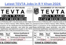 Latest Jobs in R Y Khan 2024