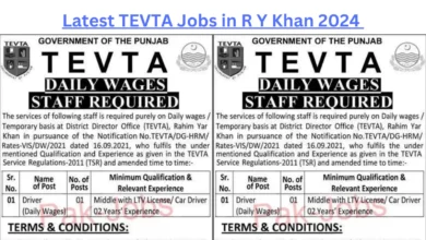 Latest Jobs in R Y Khan 2024