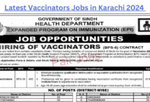 Latest Vaccinators Jobs in Karachi