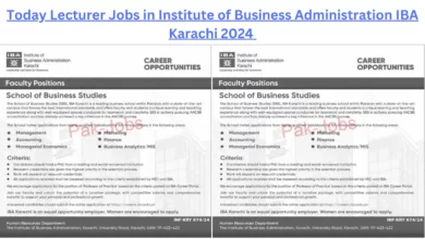 Today Jobs in Karachi 2024